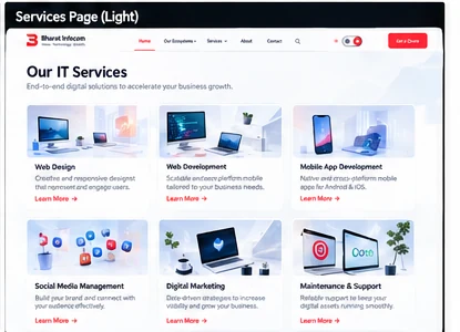 Web design workspace