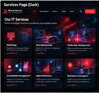 Web development code workspace